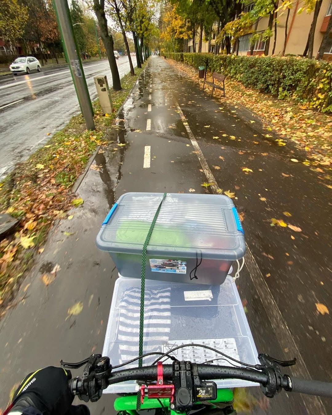 A Bullitt's everyday job — cargo bike în uz zilnic