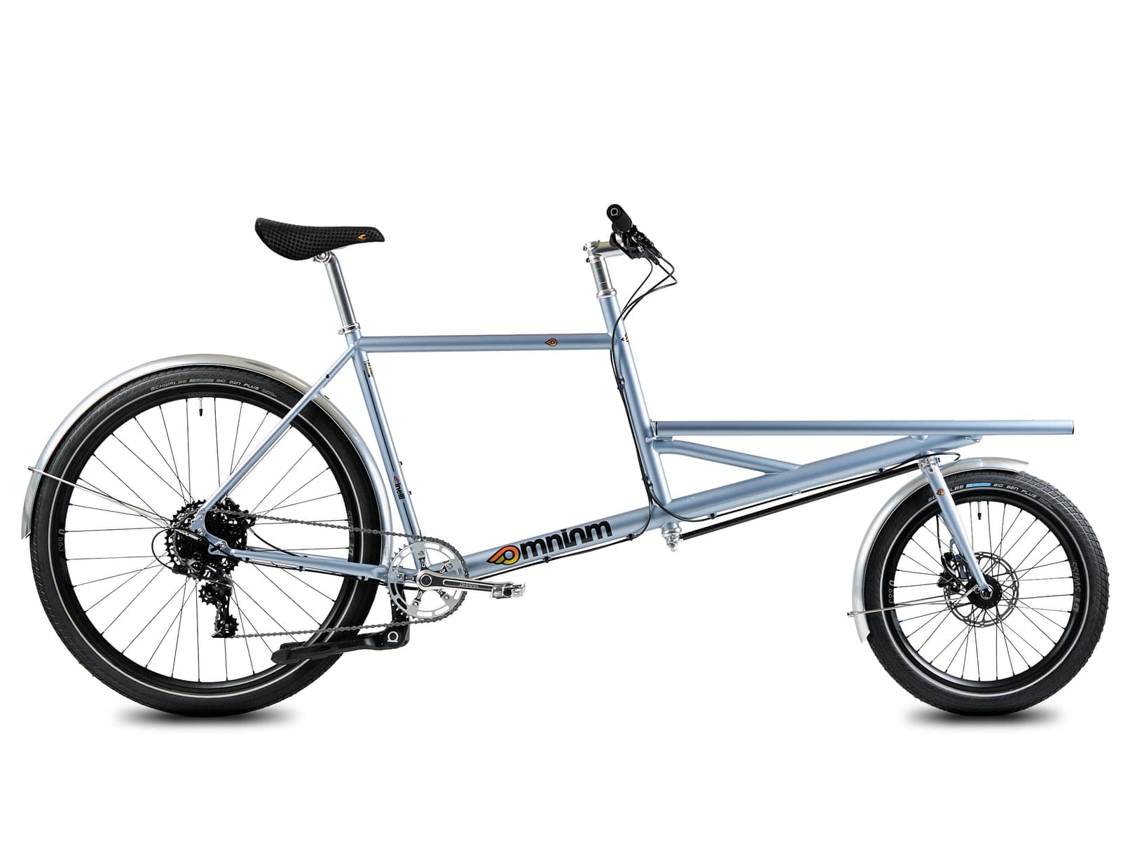 Omnium × Cinelli Supercargo — cargo bike în Azzurro Laser