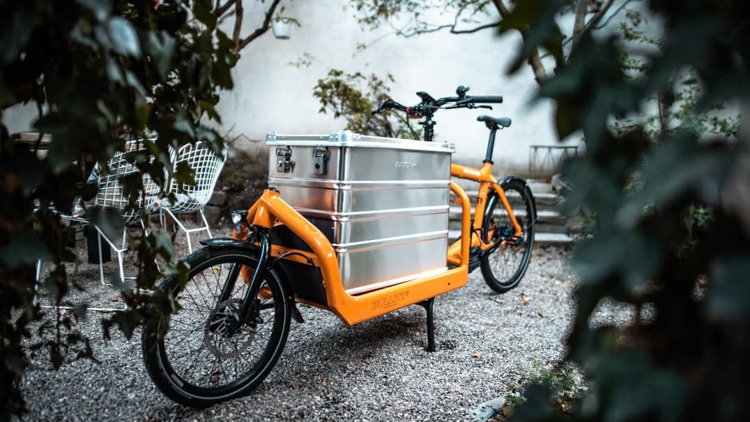 Cargo bike Fixelli pe drum în România