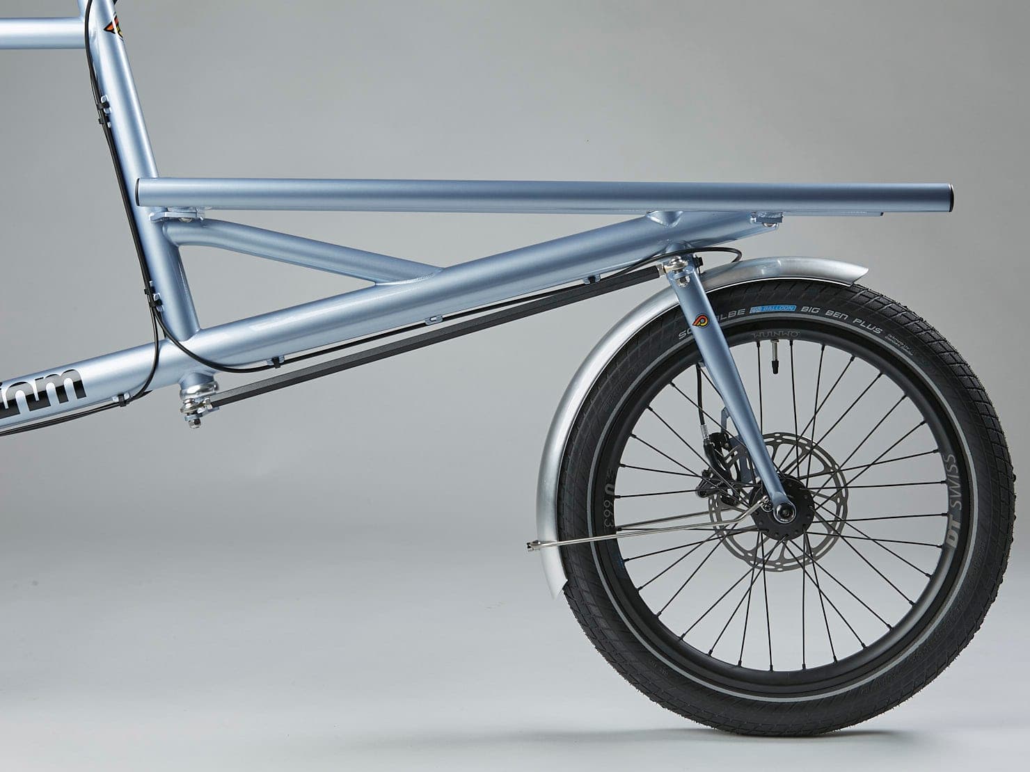 Omnium × Cinelli Supercargo — platforma frontală și roata de 20 inch
