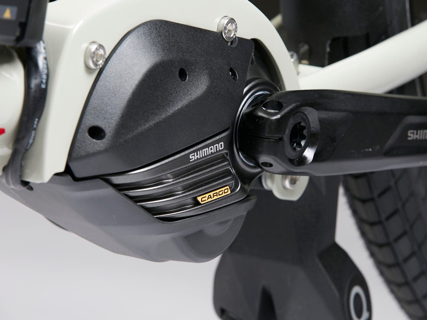 Omnium E-CARGO — detaliu motor Shimano STePS EP801